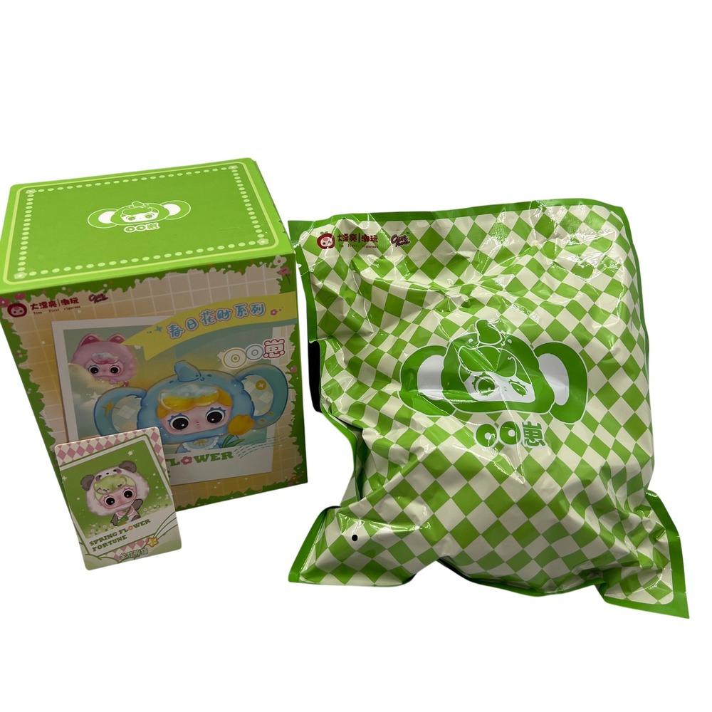 OO Spring Flower Series Golden Bamboo Panda Blind Box Figure Charm Confirmed